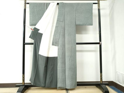 平和屋着物●江戸小紋　小川寛　鮫小紋柄　葵　正絹　逸品　未使用　CAAU2560yc