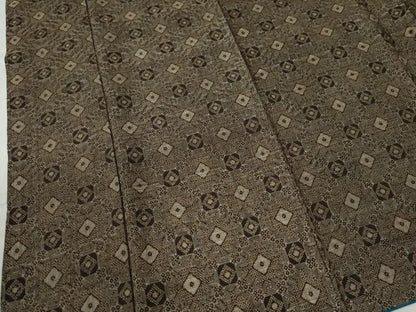 平和屋着物●本場大島紬　アンティーク大島　菱吉祥文　正絹　逸品　CAAU2573yc