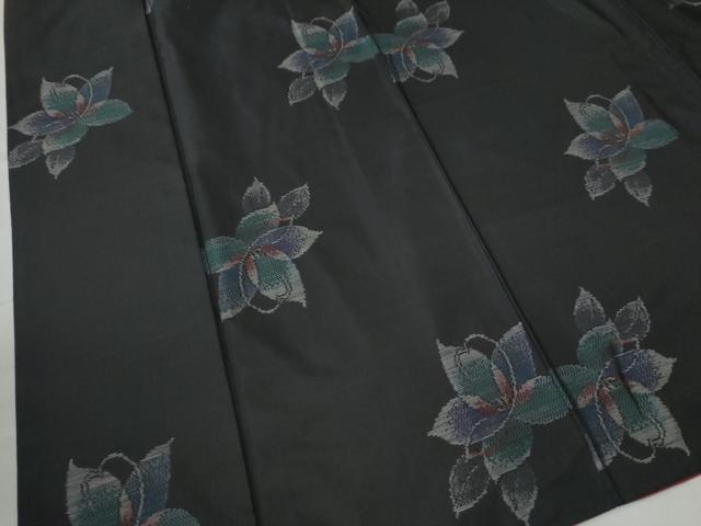 平和屋着物●本場大島紬　地空き　舞花文　正絹　逸品　CAAU2585yc