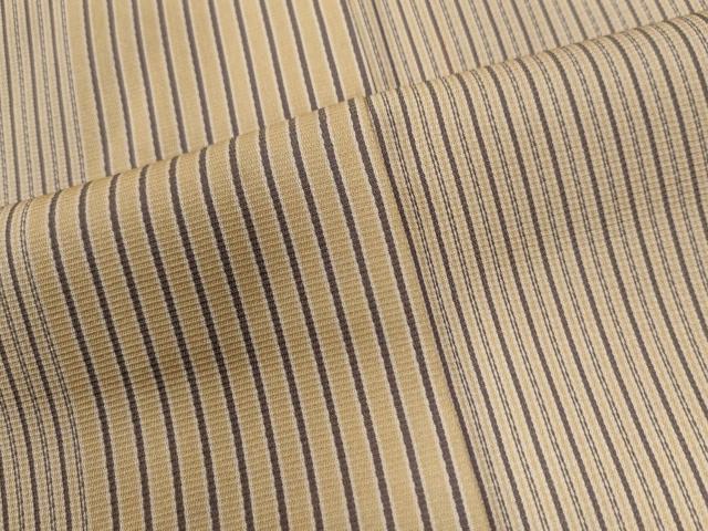平和屋着物●上質なお召 間道 正絹 逸品 CAAU2620yc