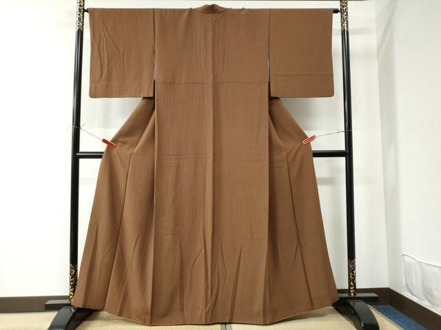 平和屋着物●上質な小紋 縞 正絹 逸品 CAAU2652yc