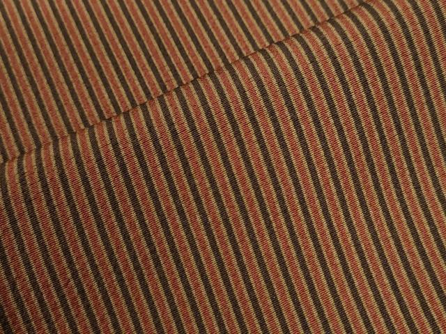 平和屋着物●上質な小紋 縞 正絹 逸品 CAAU2652yc