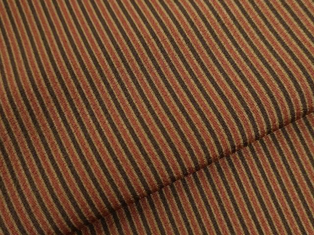 平和屋着物●上質な小紋 縞 正絹 逸品 CAAU2652yc