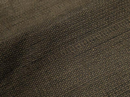 平和屋着物●男性　結城紬　アンサンブル　100亀甲　総詰め　正絹　逸品　CAAU2662yc