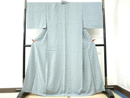 平和屋着物●上質な小紋 溢れ松葉 正絹 逸品 未使用 CAAU2680yc