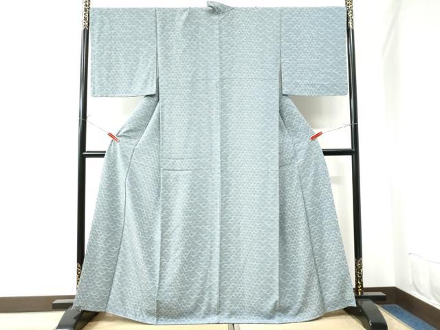 平和屋着物●上質な小紋 溢れ松葉 正絹 逸品 未使用 CAAU2680yc