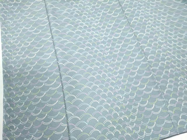 平和屋着物●上質な小紋 溢れ松葉 正絹 逸品 未使用 CAAU2680yc