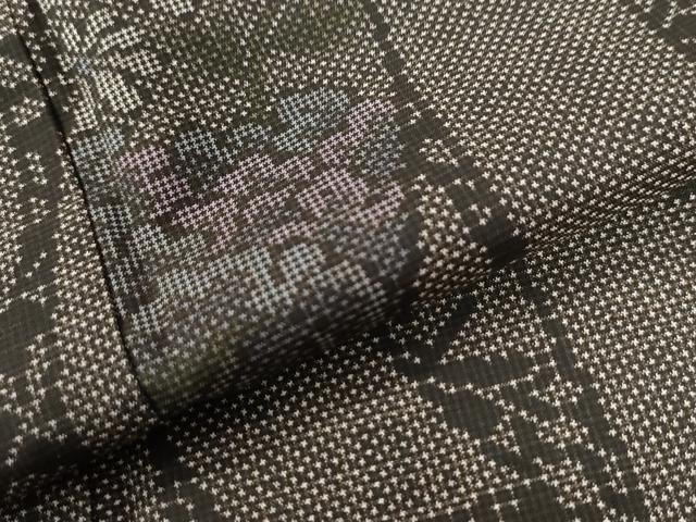 平和屋着物●本場大島紬 7マルキ 短冊草花文 正絹 逸品 CAAU2703yc