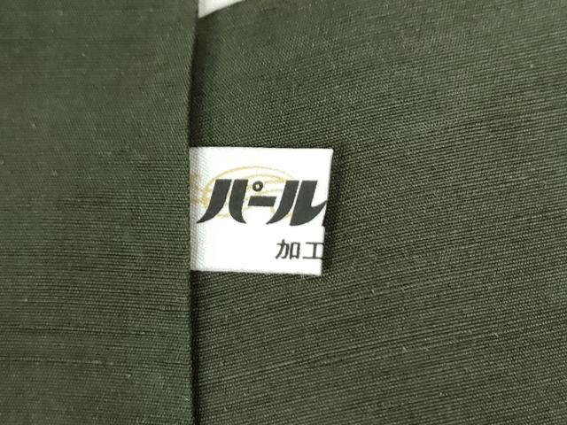 平和屋着物●上質な小紋　紬地　狩猟吉祥花文　正絹　逸品　CAAU2704yc