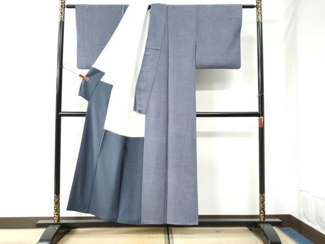 平和屋着物●江戸小紋　内田秀一　角通し　正絹　逸品　未使用　CAAU2723yc