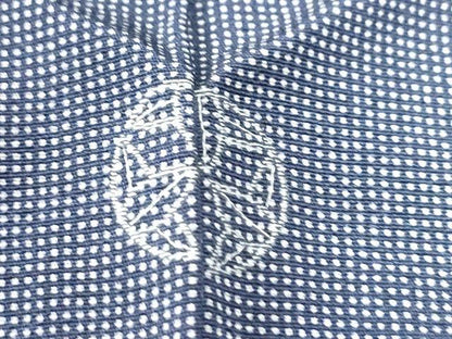 平和屋着物●江戸小紋　内田秀一　角通し　正絹　逸品　未使用　CAAU2723yc