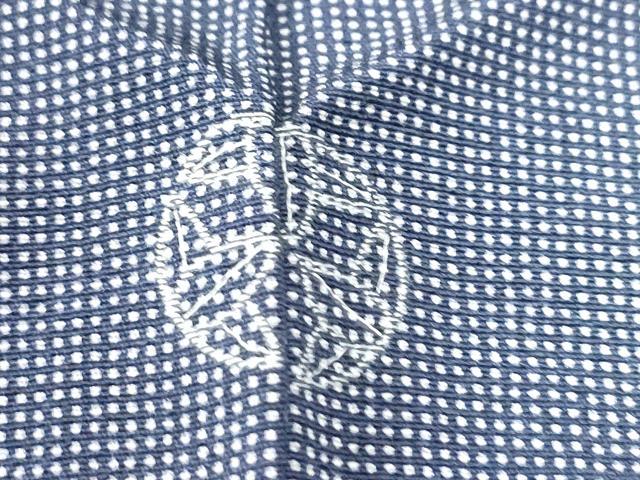平和屋着物●江戸小紋　内田秀一　角通し　正絹　逸品　未使用　CAAU2723yc