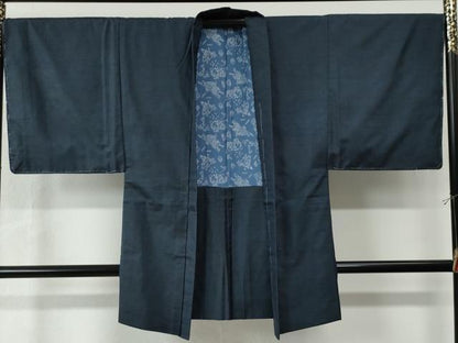 平和屋着物●男性 本場大島紬 アンサンブル 100亀甲 総詰め 正絹 逸品 未使用 CAAU2766yc