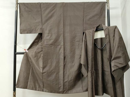 平和屋着物●男性　本場大島紬　アンサンブル　吉祥文　正絹　逸品　CAAU2767yc