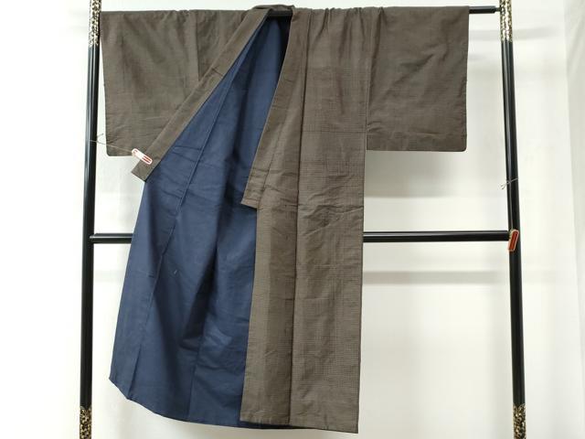 平和屋着物●男性　本場大島紬　アンサンブル　吉祥文　正絹　逸品　CAAU2767yc