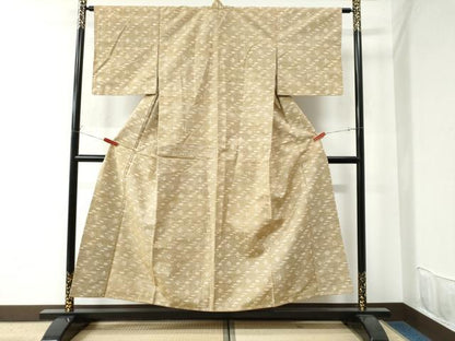 平和屋着物●上質な紬 霞文 正絹 逸品 未使用 CAAU2772yc
