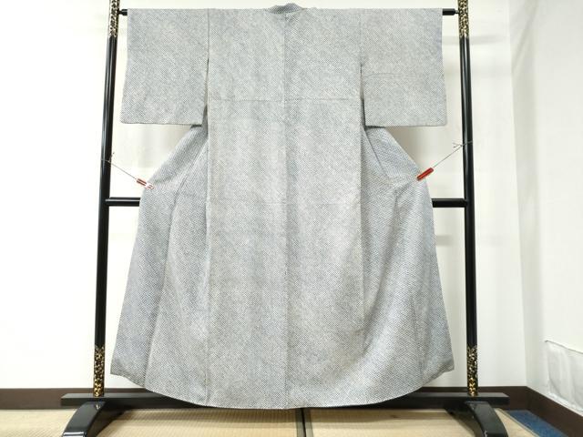 平和屋着物●上質な小紋　本疋田絞り　総絞り　正絹　逸品　CAAU2803yc