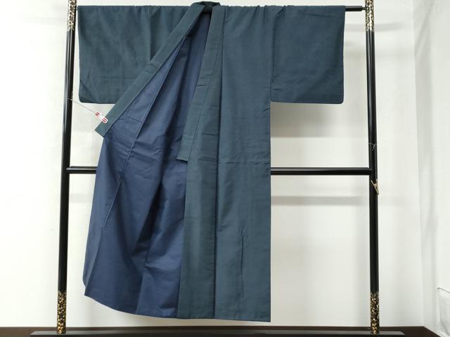 平和屋着物●男性　本場大島紬　アンサンブル　100亀甲　総詰め　正絹　逸品　CAAU2811yc