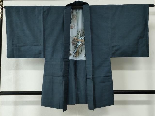 平和屋着物●男性　本場大島紬　アンサンブル　100亀甲　総詰め　正絹　逸品　CAAU2811yc
