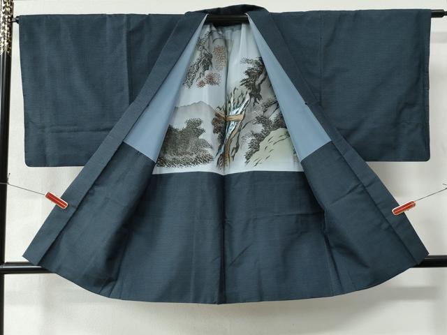 平和屋着物●男性　本場大島紬　アンサンブル　100亀甲　総詰め　正絹　逸品　CAAU2811yc