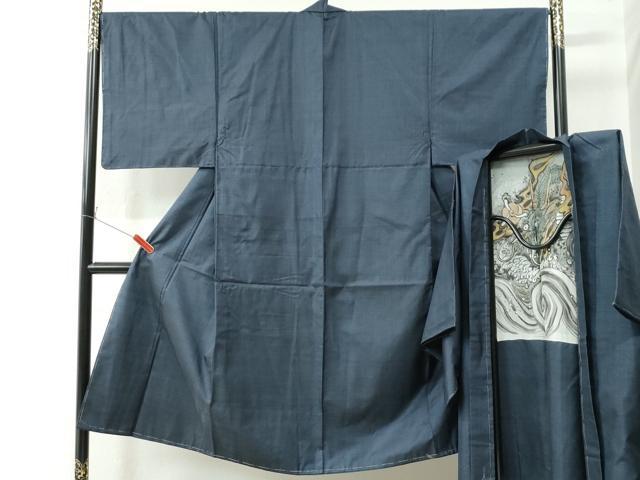 平和屋着物●男性　本場大島紬　アンサンブル　100亀甲　総詰め　正絹　逸品　未使用　CAAU2812yc