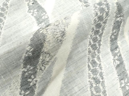 平和屋着物●上質な紬 鬘帯吉祥花文 正絹 逸品 CAAU2825yc