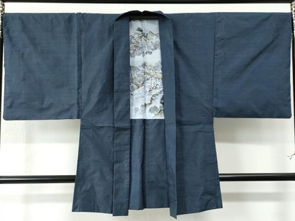 平和屋着物●男性 本場大島紬 アンサンブル 吉祥文 正絹 逸品 CAAU2851yc