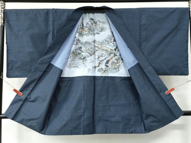 平和屋着物●男性 本場大島紬 アンサンブル 吉祥文 正絹 逸品 CAAU2851yc