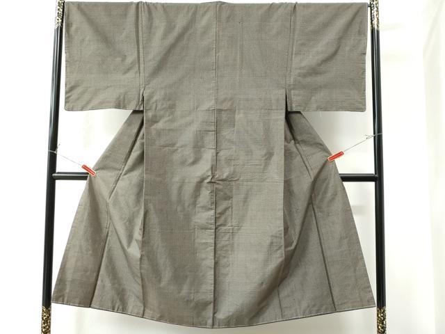平和屋着物●男性 本場大島紬 亀甲柄 正絹 逸品 未使用 CAAU2857yc