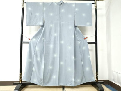 平和屋着物●上質な小紋 蛍暈し 正絹 逸品 CAAU2866yc