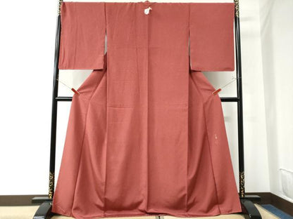 平和屋着物●上質な小紋 作家物 霰文 正絹 逸品 未使用 CAAU2875yc
