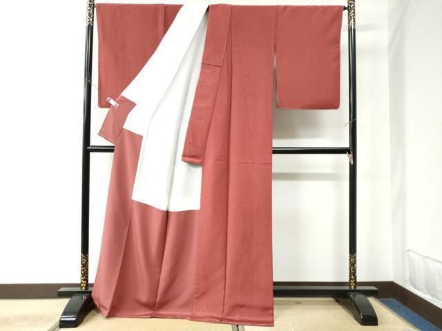 平和屋着物●上質な小紋 作家物 霰文 正絹 逸品 未使用 CAAU2875yc