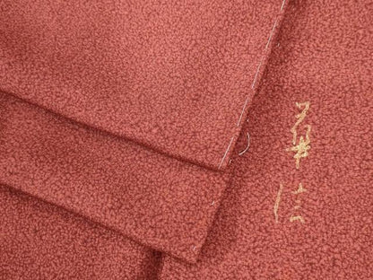 平和屋着物●上質な小紋 作家物 霰文 正絹 逸品 未使用 CAAU2875yc