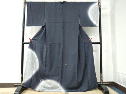 平和屋着物●訪問着　雪芝文　暈し染め　金彩　正絹　逸品　CAAU2885yc