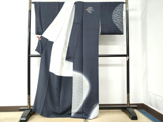 平和屋着物●訪問着　雪芝文　暈し染め　金彩　正絹　逸品　CAAU2885yc