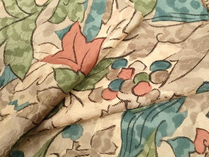 平和屋着物●上質な小紋 草花文 正絹 逸品 CAAU2887yc