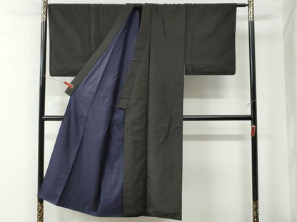平和屋着物●男性　紬　吉祥文　正絹　逸品　CAAU2898yc