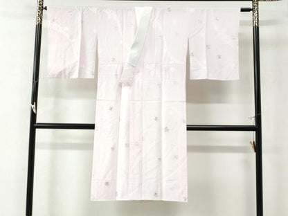 平和屋着物●長襦袢 袷 草花丸文 正絹 逸品 未使用 CAAU2934yc