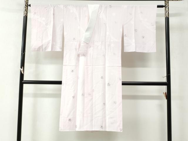 平和屋着物●長襦袢 袷 草花丸文 正絹 逸品 未使用 CAAU2934yc
