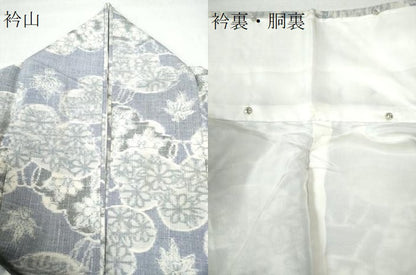 平和屋着物●上質な紬 舞花文 正絹 逸品 CAAU2992yc
