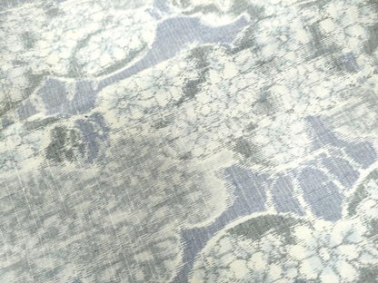 平和屋着物●上質な紬 舞花文 正絹 逸品 CAAU2992yc