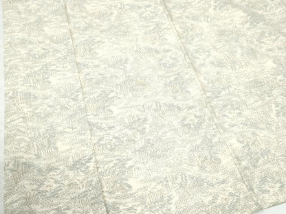 平和屋着物●上質な紬 樹林風景文 正絹 逸品 CAAU2993yc