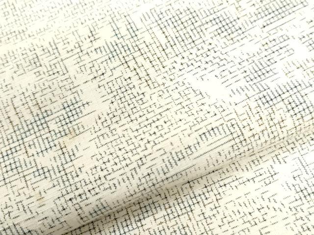 平和屋着物●上質な紬 樹林風景文 正絹 逸品 CAAU2993yc