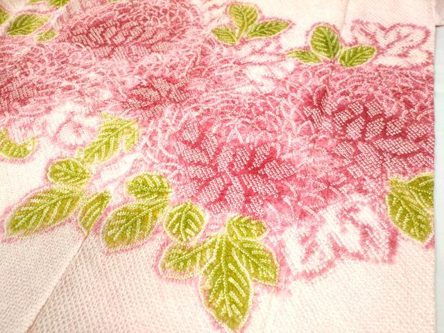 平和屋着物●名門　藤娘きぬたや・総絞り　振袖　菊　正絹　逸品　CAAU3002yc