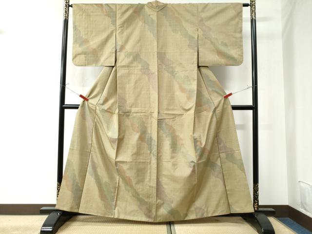 平和屋着物●本場大島紬 7マルキ 道長文 正絹 逸品 CAAU3017yc