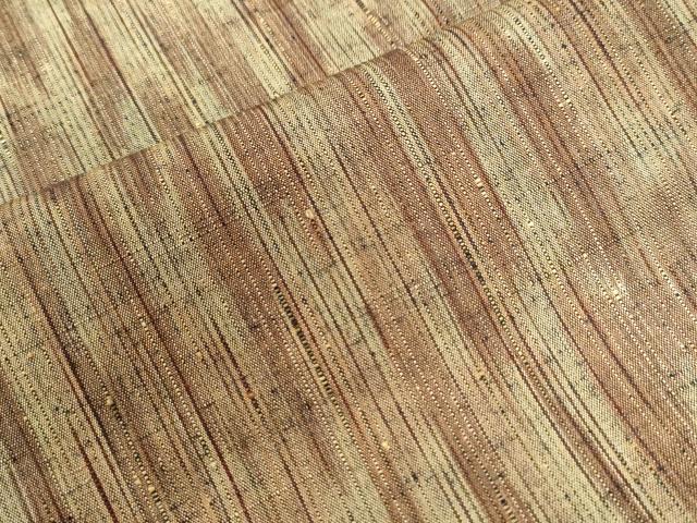 平和屋着物●上質な紬　霞文　正絹　逸品　CAAU3032yc
