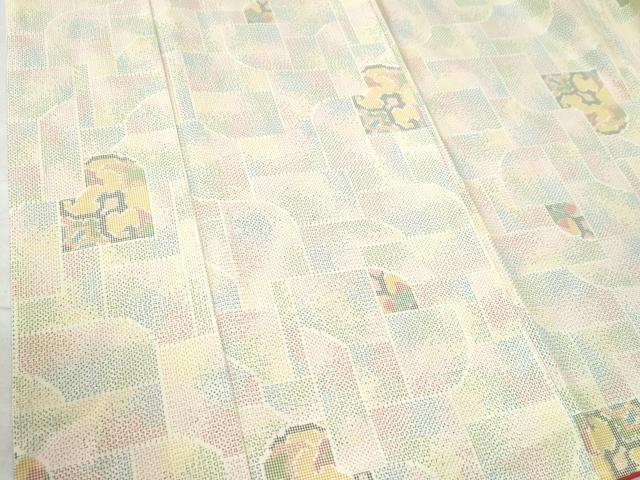 平和屋着物●上質な紬 吉祥文 正絹 逸品 未使用 CAAU3040yc