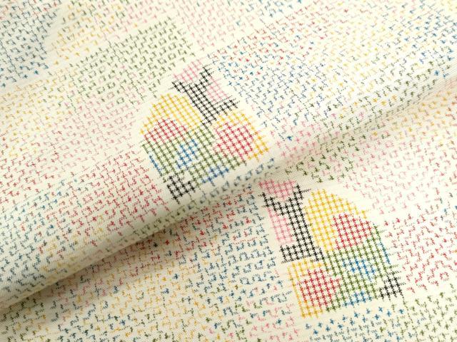 平和屋着物●上質な紬 吉祥文 正絹 逸品 未使用 CAAU3040yc