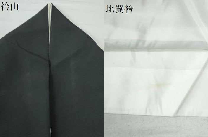 平和屋着物●豪華黒留袖 作家物 刺繍 貝紫 鬘帯鳳凰花唐草文 暈し染め 金彩 正絹 逸品 CAAU3048yc