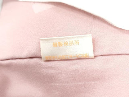 平和屋着物●長襦袢　袷　櫛　簪　蝶　舞桜　暈し染め　正絹　逸品　CAAU3049yc